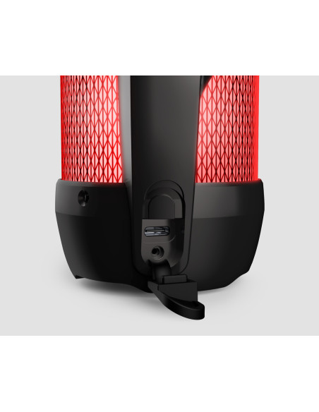 Speaker Luminous Splashpoof (IP54)Bluetooth 5.0, dual pairing Bluetooth system,  Lights effects, power 20W, rechargeable batter