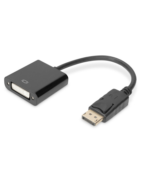 DisplayPort adapter cable, DP - DVI (24 5) M/F, 0.15m