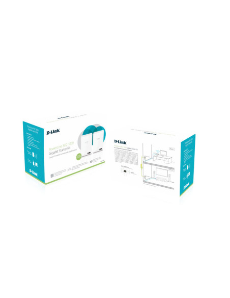 PowerLine network adapter Ethernet LAN White 10/100/1000Mbps Gigabit Ethernet