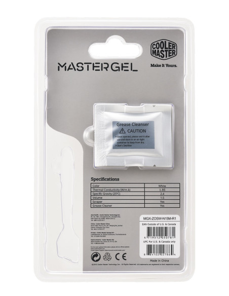 MasterGel pasta terminca 1,85 W/m·K 3,6 g