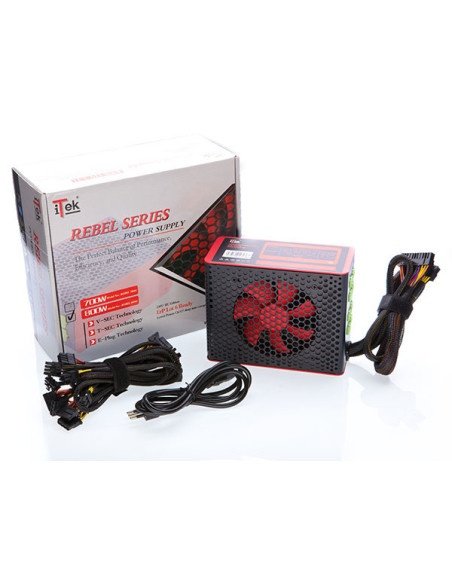 700W Rebel 700M Black/Red Semi Modular