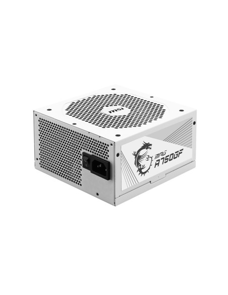 750W MPG A750GF WHITE UK PSU 80+ Gold certified, Fully Modular, 100% Japanese Capacitor