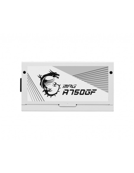 750W MPG A750GF WHITE UK PSU 80+ Gold certified, Fully Modular, 100% Japanese Capacitor