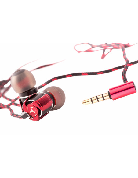 Taurus IE100 Headset Wired In-ear Gaming Black, Red