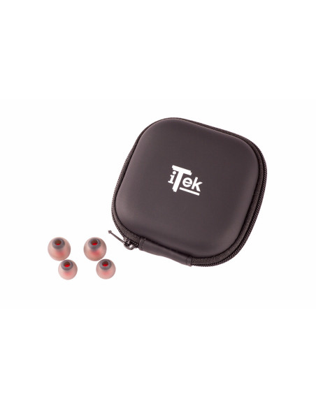 Taurus IE100 Headset Wired In-ear Gaming Black, Red