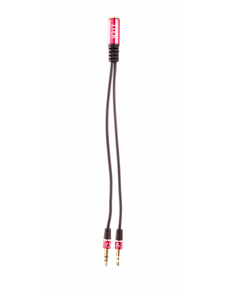 Taurus IE100 Headset Wired In-ear Gaming Black, Red