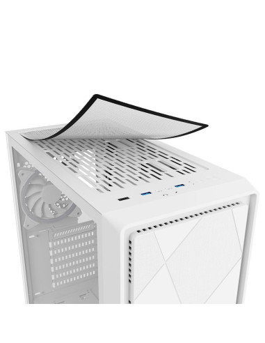 VS8 RGB Midi Tower White