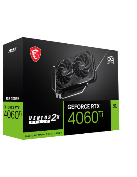 8GB GeForce RTX 4060 Ti VENTUS 2X BLACK 8G OC