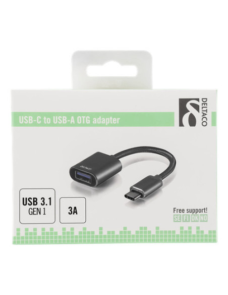 Cavo USB 3.2 Gen 1 [3.1 Gen 1] USB A Grigio