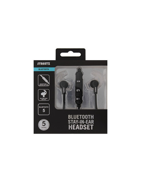 Auricolare Bluetooth, Stay-In-Ear, Neri