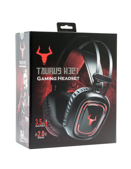 TAURUS H321 Headset Wired Head-band Gaming Black