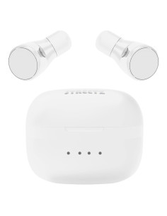 True Wireless Stay-In-Ear, Duak Earbuds, Charge Case, White 2