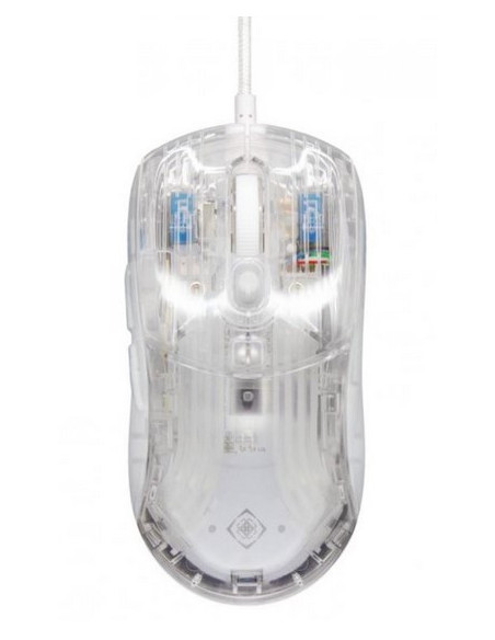 DM330 Transparent Gaming Mouse, RGB Wired, 10000DPI