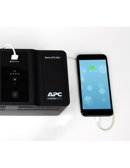 Back-UPS 650VA 230V 1 USB charging port