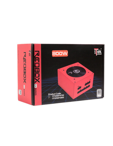 800W Redbox SM 80+ Bronze Semi Modular