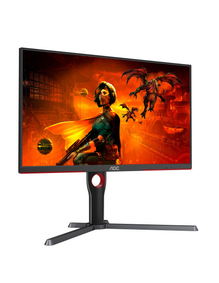 27" Gaming 4K UHD 160Hz 1ms G-SYNC comp. Freesync Nero, Rosso