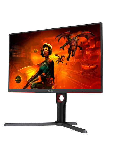 27" Gaming 4K UHD 160Hz 1ms G-SYNC comp. Freesync Nero, Rosso