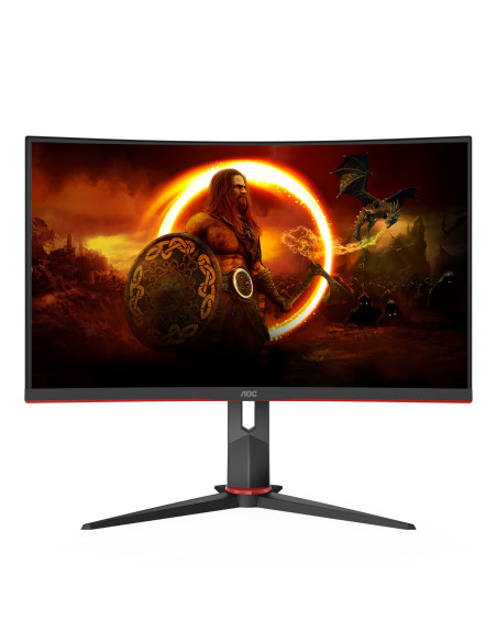 27" QHD 165Hz 1ms(MPRT) Curved-1500R Adaptive-Sync HDR10 Black/Red