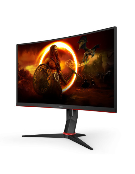 27" QHD 165Hz 1ms(MPRT) Curved-1500R Adaptive-Sync HDR10 Black/Red