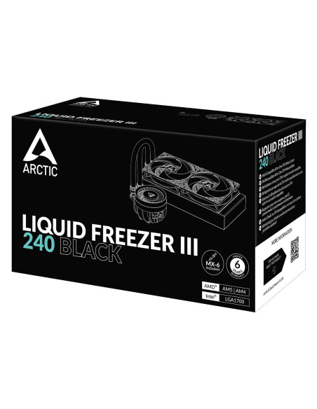 Liquid Freezer III 240 - Multi Compatible All-in-One CPU Water Cooler Nero