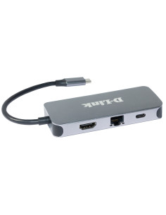 Docking Station 6-in-1 USB-C Hub with HDMI/Gigabit Ethernet/Power Delivery 2