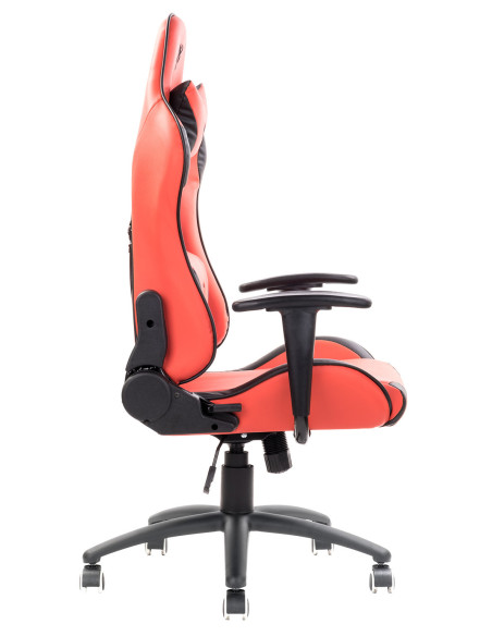 PLAYCOM PM20 PVC  Doppio Cuscino, Schienale  Reclinabile, Rosso/Nero