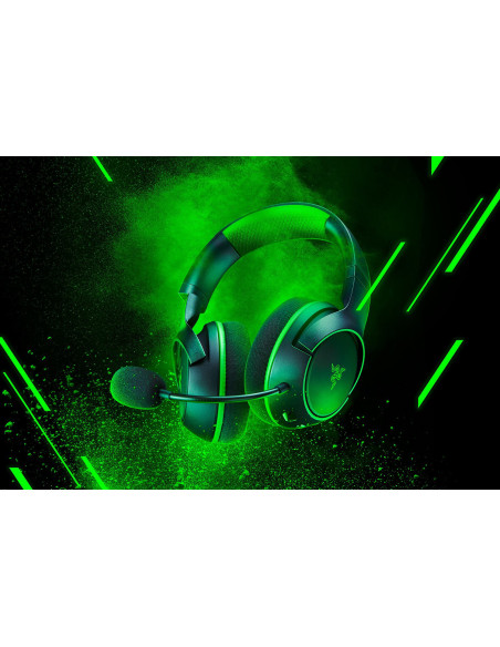Kaira HyperSpeed Headset Wireless Head-band Gamin g Bluetooth XBox Black, Green
