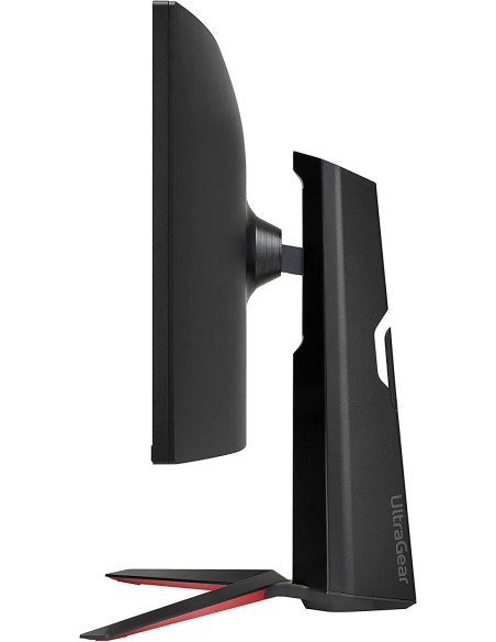 34" UltraGear Gaming QHD 160Hz 1ms 21:9 Curvo 1800R Speakers14W Tilt/HAS FreeSync Premium Screen Split HDR 10 Nero/Rosso
