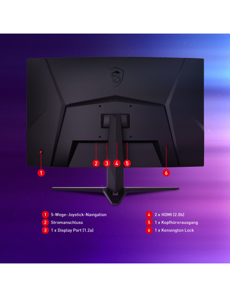31.5" G32CQ4DE E2 WQHD LCD 170Hz 1ms FreeSync Curved 1500R HUB-USB