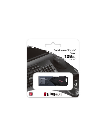 128GB DataTraveler 3.2 Gen 1 Exodia Onyx