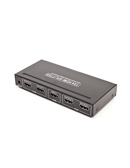HDMI Splitter 4xPort HDMI 4K*2K EQUALIZER DISTANZA 20m Alimentato