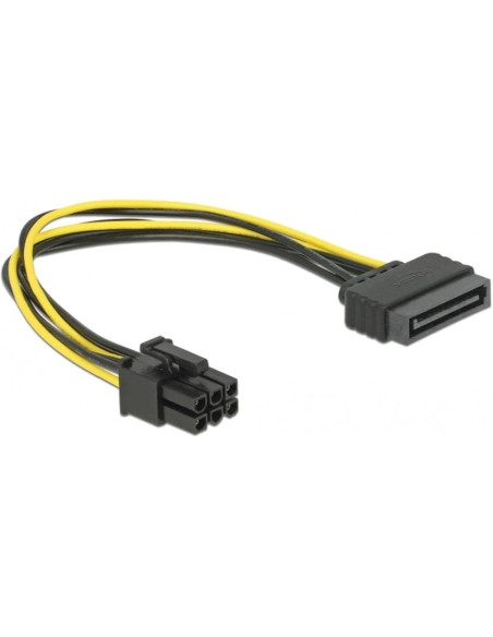 Cavo Sata 15 Poli M - 6 Poli PCI Express