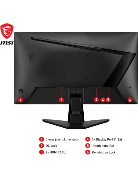 24.5'' Gaming FHD 180Hz 1ms (GtG) IPS FreeSync Premium Frameless G255FDE