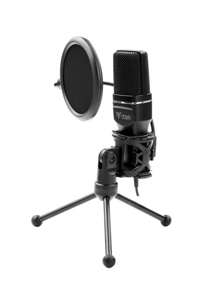 Microfono a Condensatore M100 - USB- treppiede- filtro antipop e spugna- audio professionale