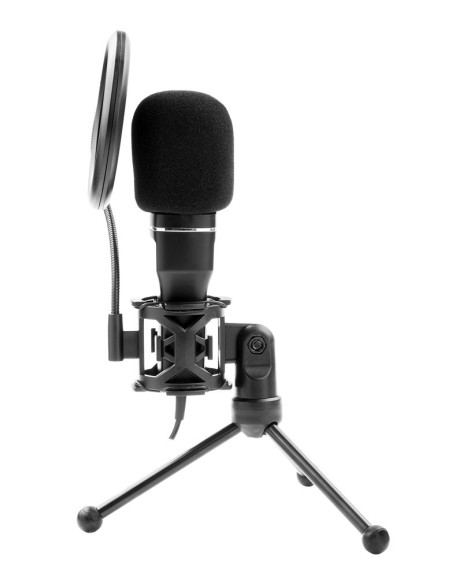 Microfono a Condensatore M100 - USB- treppiede- filtro antipop e spugna- audio professionale