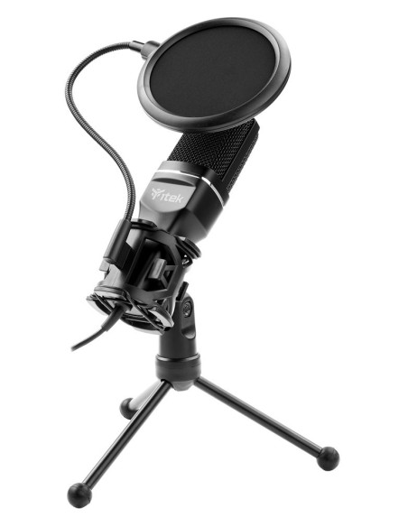 Microfono a Condensatore M100 - USB- treppiede- filtro antipop e spugna- audio professionale