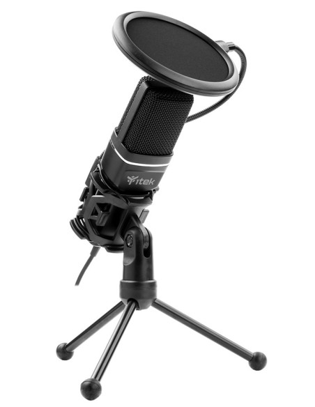 Microfono a Condensatore M100 - USB- treppiede- filtro antipop e spugna- audio professionale