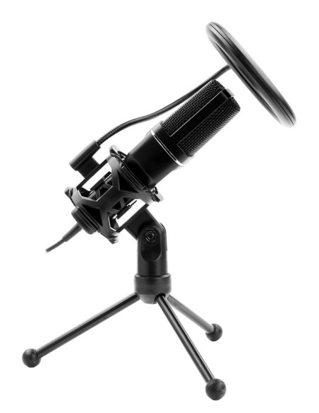 Microfono a Condensatore M100 - USB- treppiede- filtro antipop e spugna- audio professionale