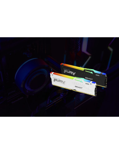 32GB (2x16GB) FURY Beast White RGB... 32GB (2x16GB) FURY Beast White RGB...