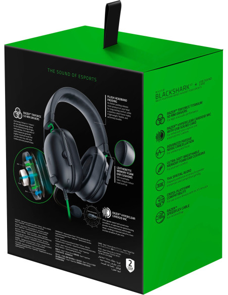 Blackshark V2 X Headset Wired Head-band Gaming Black