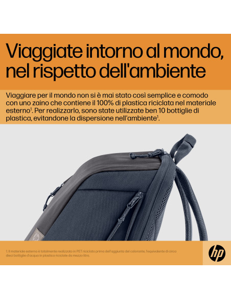 15.6" Zaino per Laptop Travel 18L Iron Grey