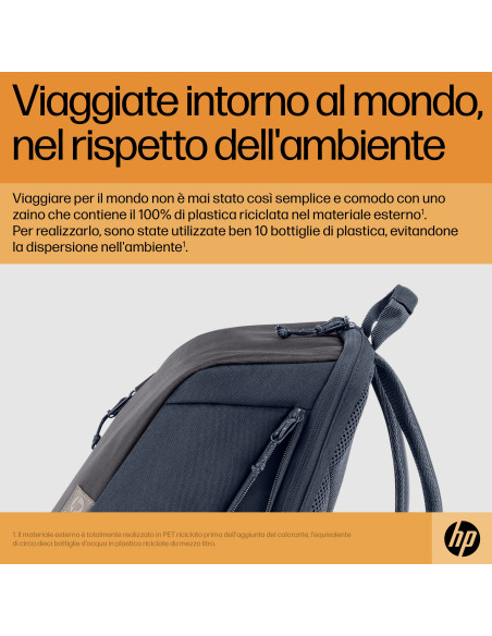 15,6'' Zaino per laptop Travel Blue Night da 18 litri