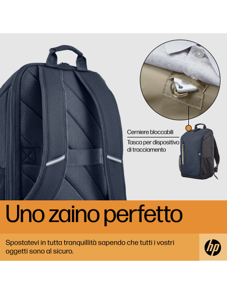 15,6'' Zaino per laptop Travel Blue Night da 18 litri