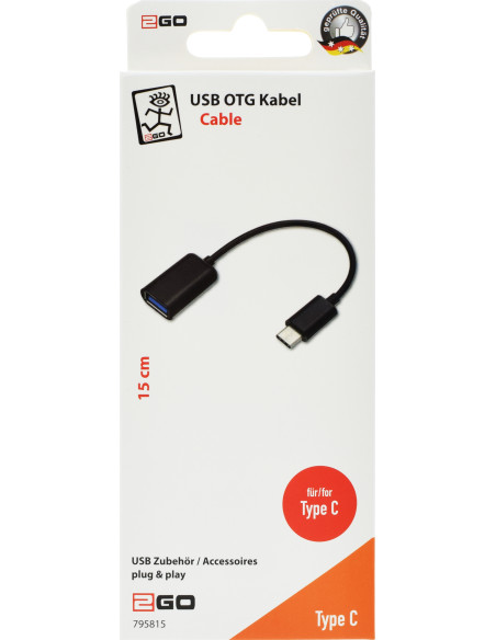 0,15 mt Cavo USB Afemina/Typ-C OTG Host