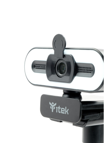 Webcam con Microfono W401L - Full HD-  30FPS- Luce LED 3 mode- USB- treppiede