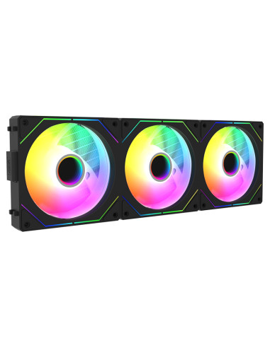 INFINITY Ventole per Case 3x 12cm Nero