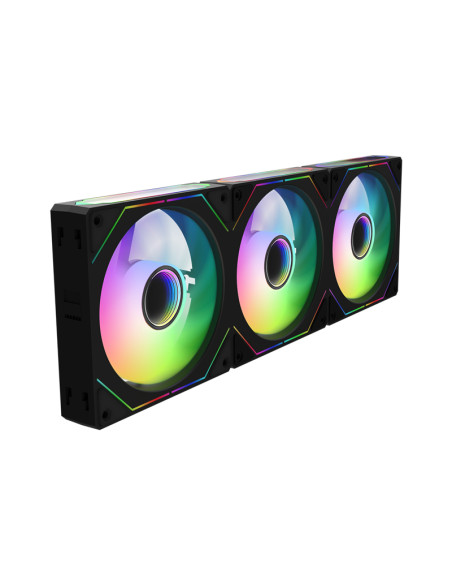 INFINITY Ventole per Case 3x 12cm Nero