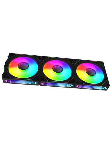 INFINITY Ventole per Case 3x 12cm Nero