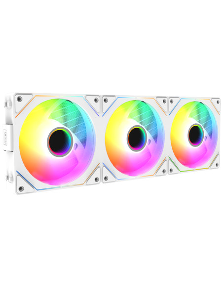 INFINITY Ventole per Case 3x 12cm Bianco