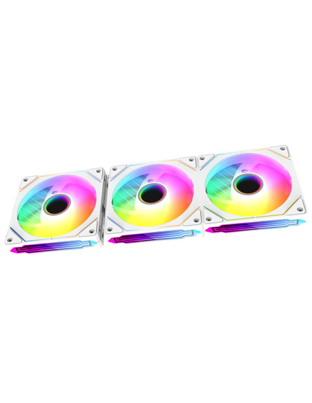 INFINITY Ventole per Case 3x 12cm Bianco